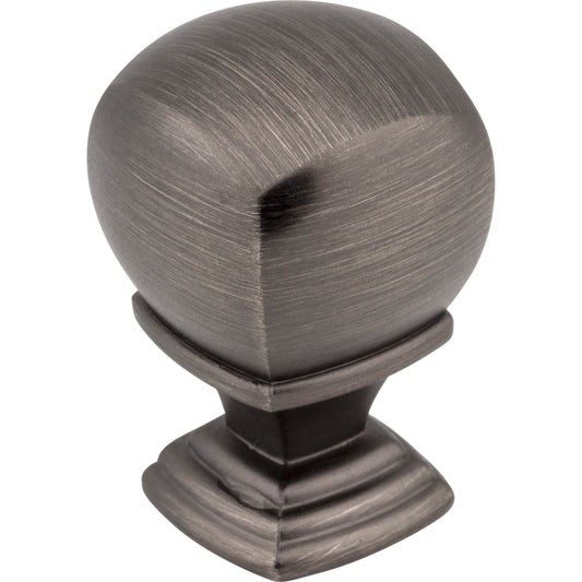 JEFFREY ALEXANDER 188BNBDL Katharine 7/8" Length Square Knob , Brushed Pewter