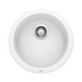 BLANCO 511631 Rondo Rondo SILGRANIT 18" Dual Mount Bar Sink - White in White