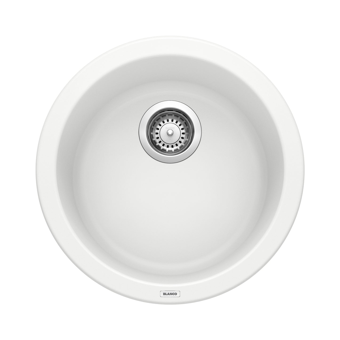 BLANCO 511631 Rondo Rondo SILGRANIT 18" Dual Mount Bar Sink - White in White