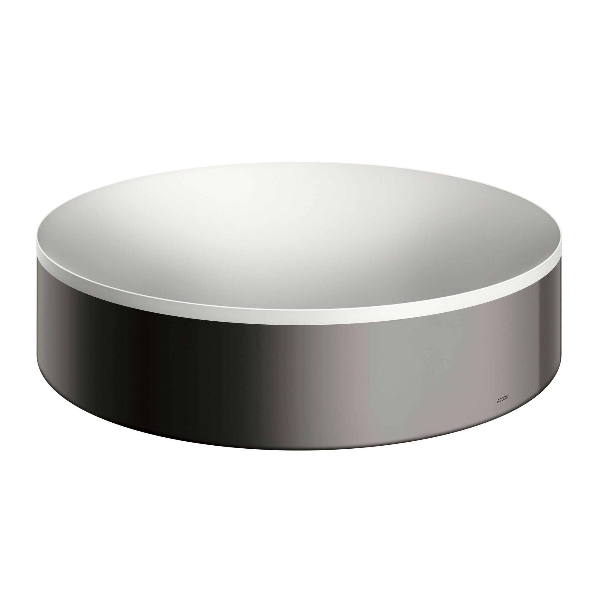 AXOR 42001330 Suite Sinks Round Sink without Overflow, 15 3/4" - Polished Black Chrome