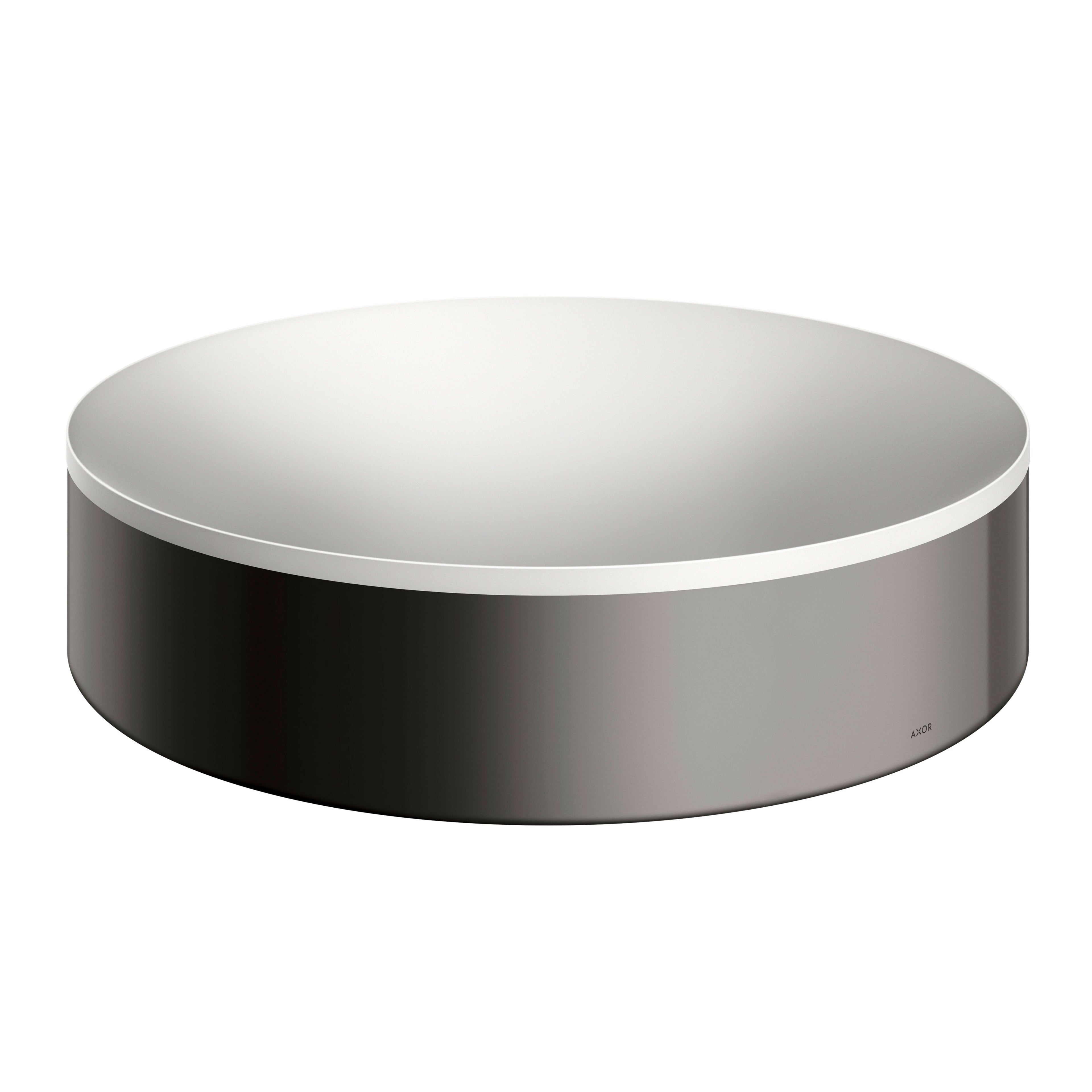 AXOR 42001330 Suite Sinks Round Sink without Overflow, 15 3/4" - Polished Black Chrome