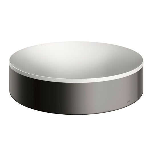 AXOR 42001330 Suite Sinks Round Sink without Overflow, 15 3/4" - Polished Black Chrome