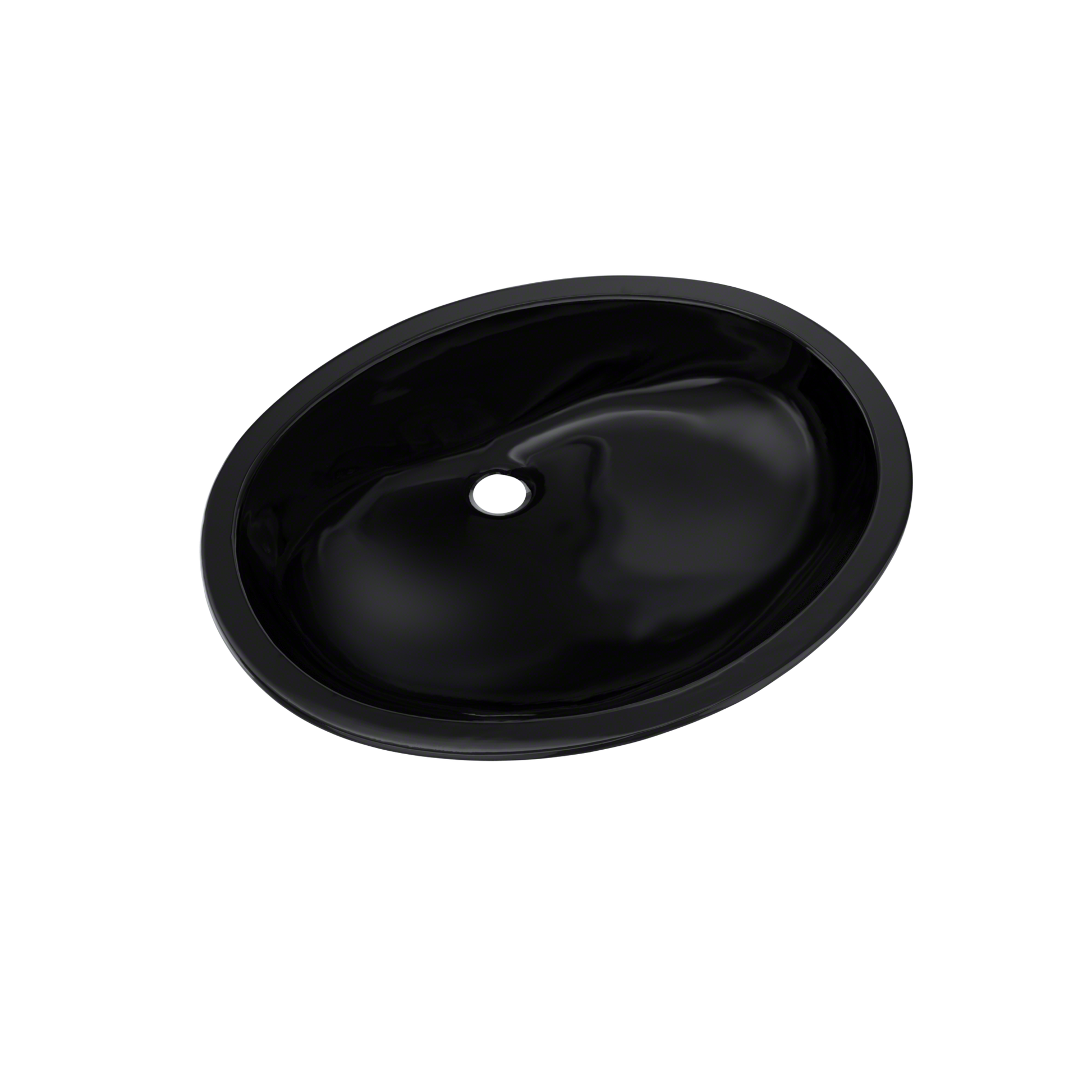 TOTO LT597#51 Dantesca Oval Undermount Bathroom Sink - Ebony