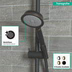 HANSGROHE 04072920 Croma 100 Classic Handshower 3-Jet, 2.5 GPM - Rubbed Bronze