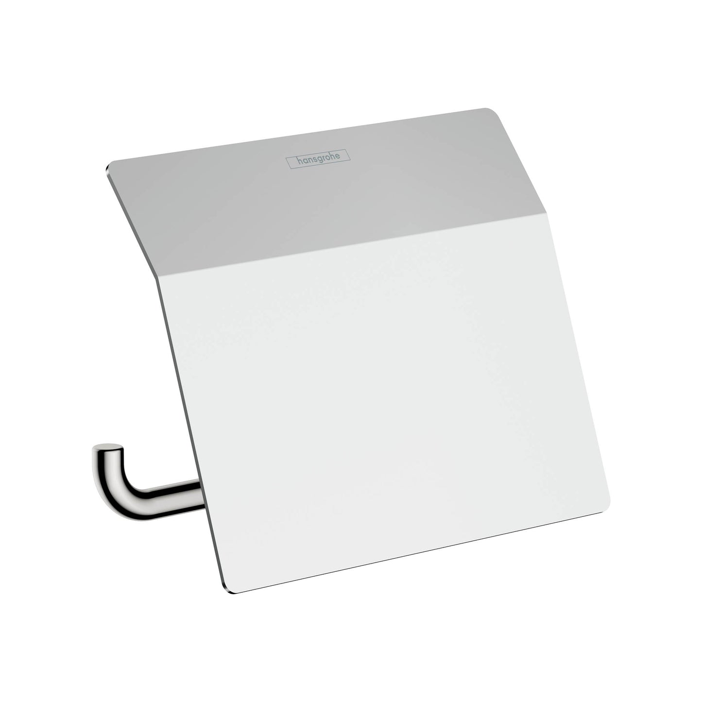 HANSGROHE 41753000 AddStoris Toilet Paper Holder with Cover - Chrome