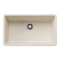 BLANCO 443084 Precis Precis SILGRANIT 32" Super Single Undermount Kitchen Sink - Soft White in Soft White
