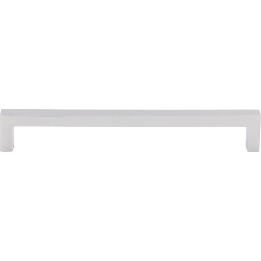 TOP KNOBS M2143 Square Bar 7 9/16" Center to Center Bar Pull - Polished Chrome