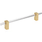 JEFFREY ALEXANDER 578-160BG Spencer 160 mm Center-to-Center Bar Pull - Brushed Gold