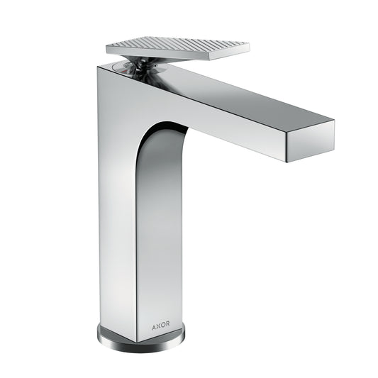AXOR 39071001 Citterio Single-Hole Faucet 160 with Pop-Up Drain- Rhombic Cut, 1.2 GPM - Chrome
