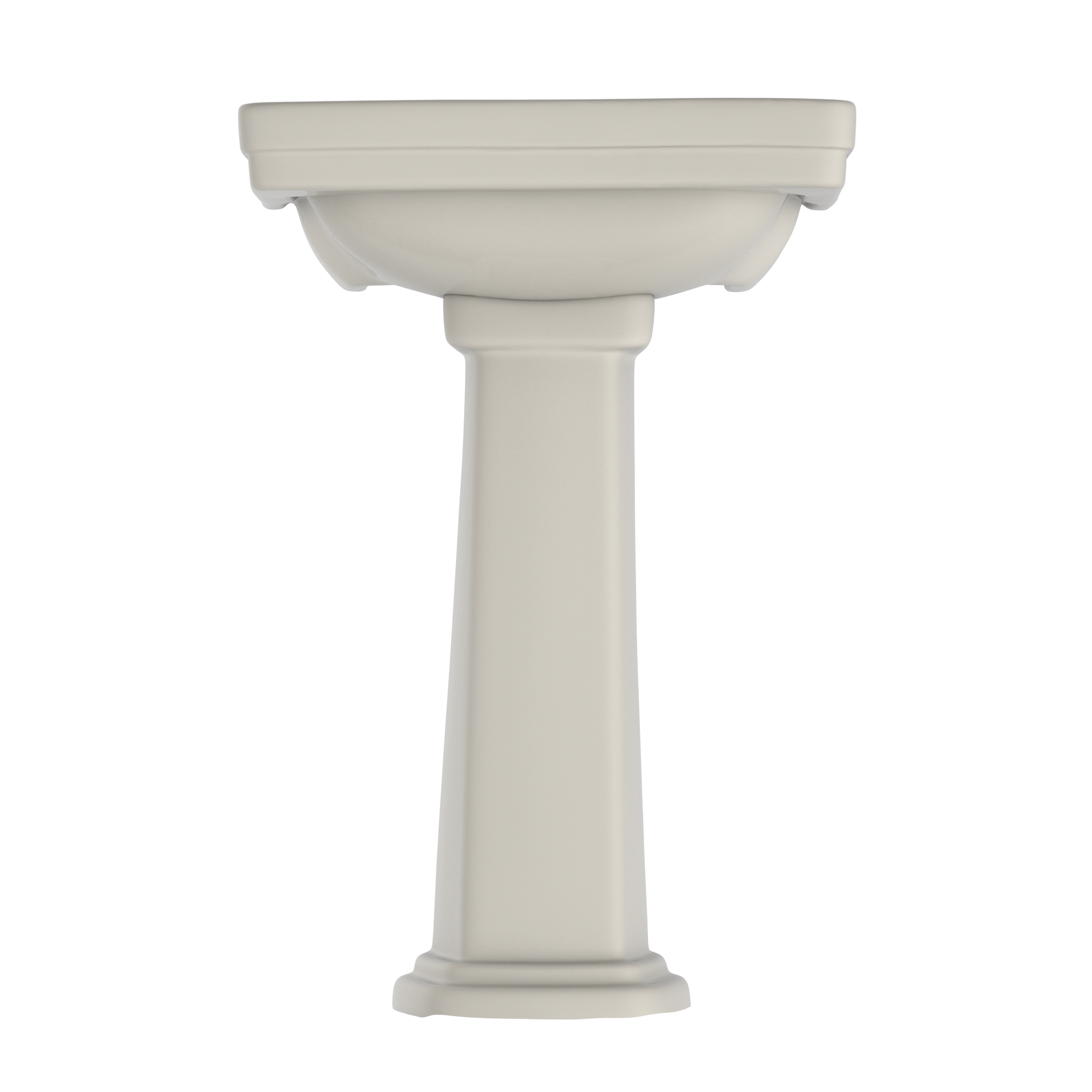 TOTO LPT532.4N#12 Promenade 24" X 19-1/4" Rectangular Pedestal Bathroom Sink For 4 Inch Center Faucets - Sedona Beige