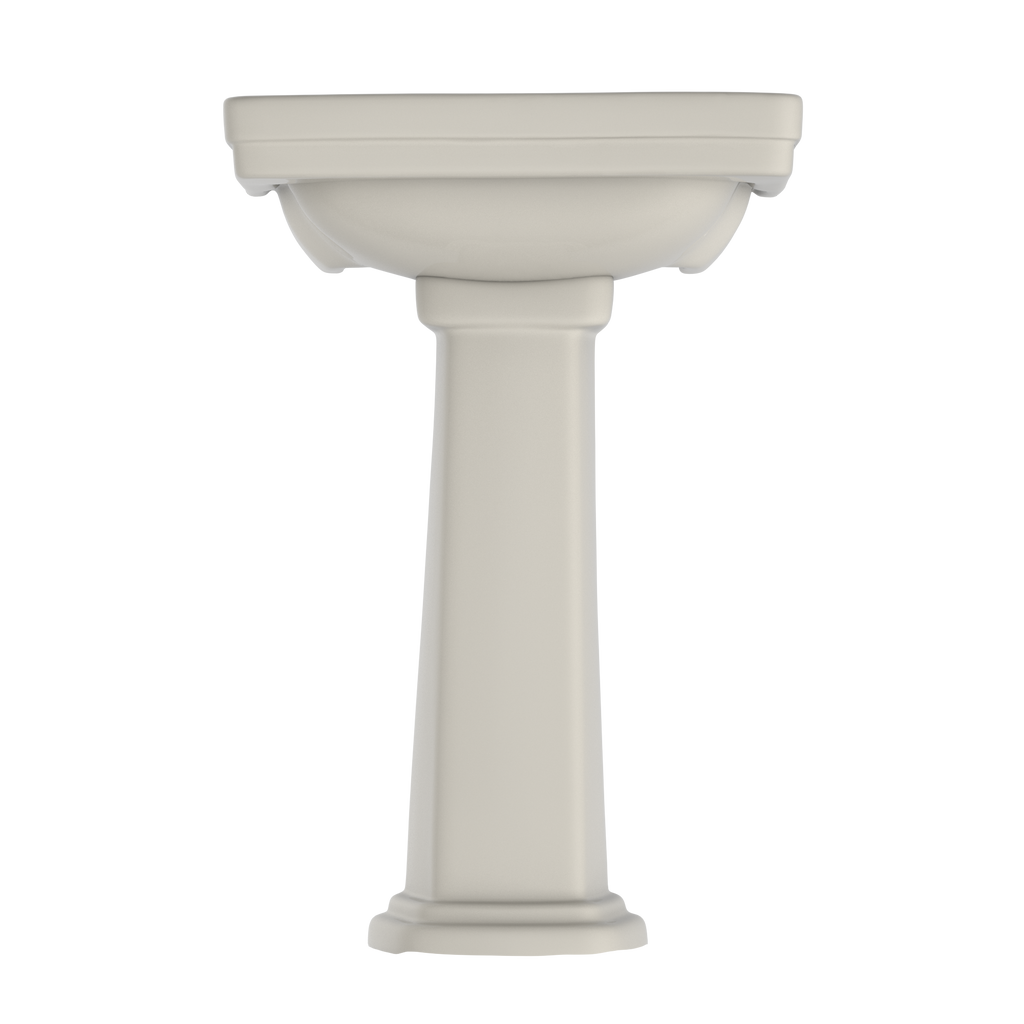 TOTO LPT532.8N#12 Promenade 24" X 19-1/4" Rectangular Pedestal Bathroom Sink For 8 Inch Center Faucets - Sedona Beige