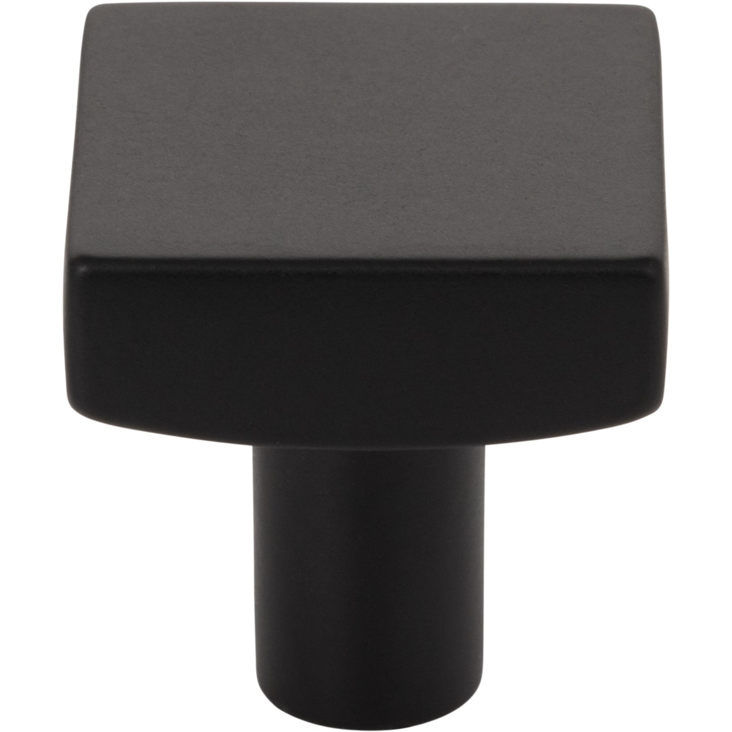 JEFFREY ALEXANDER 845MB Dominique 1-1/8" Length Square Knob - Matte Black