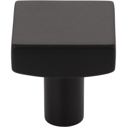 JEFFREY ALEXANDER 845MB Dominique 1-1/8" Length Square Knob - Matte Black
