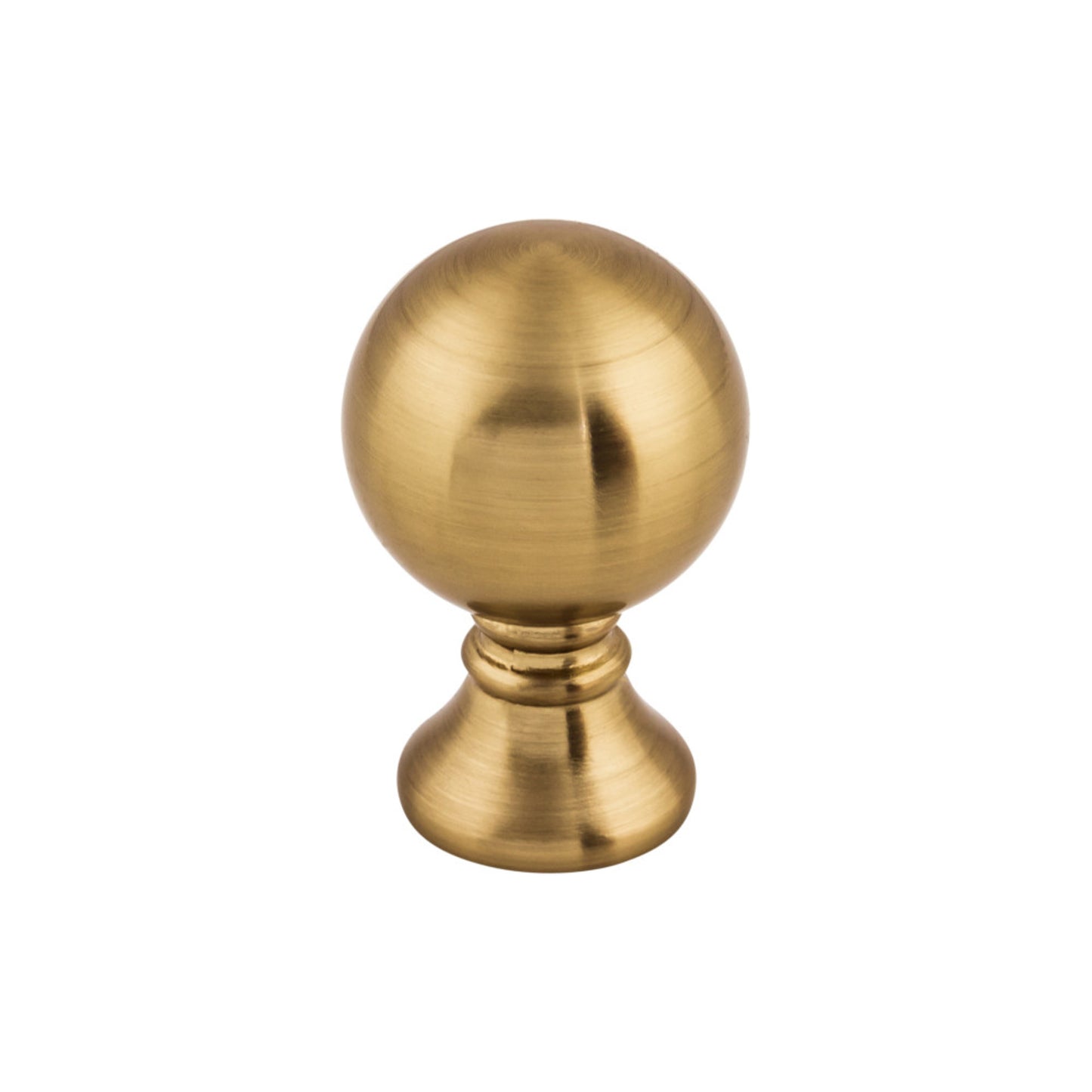 TOP KNOBS TK801HB Kara 1" Diameter Round Knob - Honey Bronze