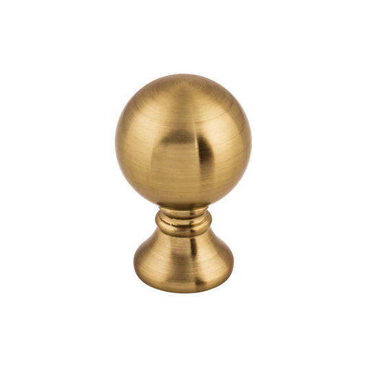 TOP KNOBS TK801HB Kara 1" Diameter Round Knob - Honey Bronze