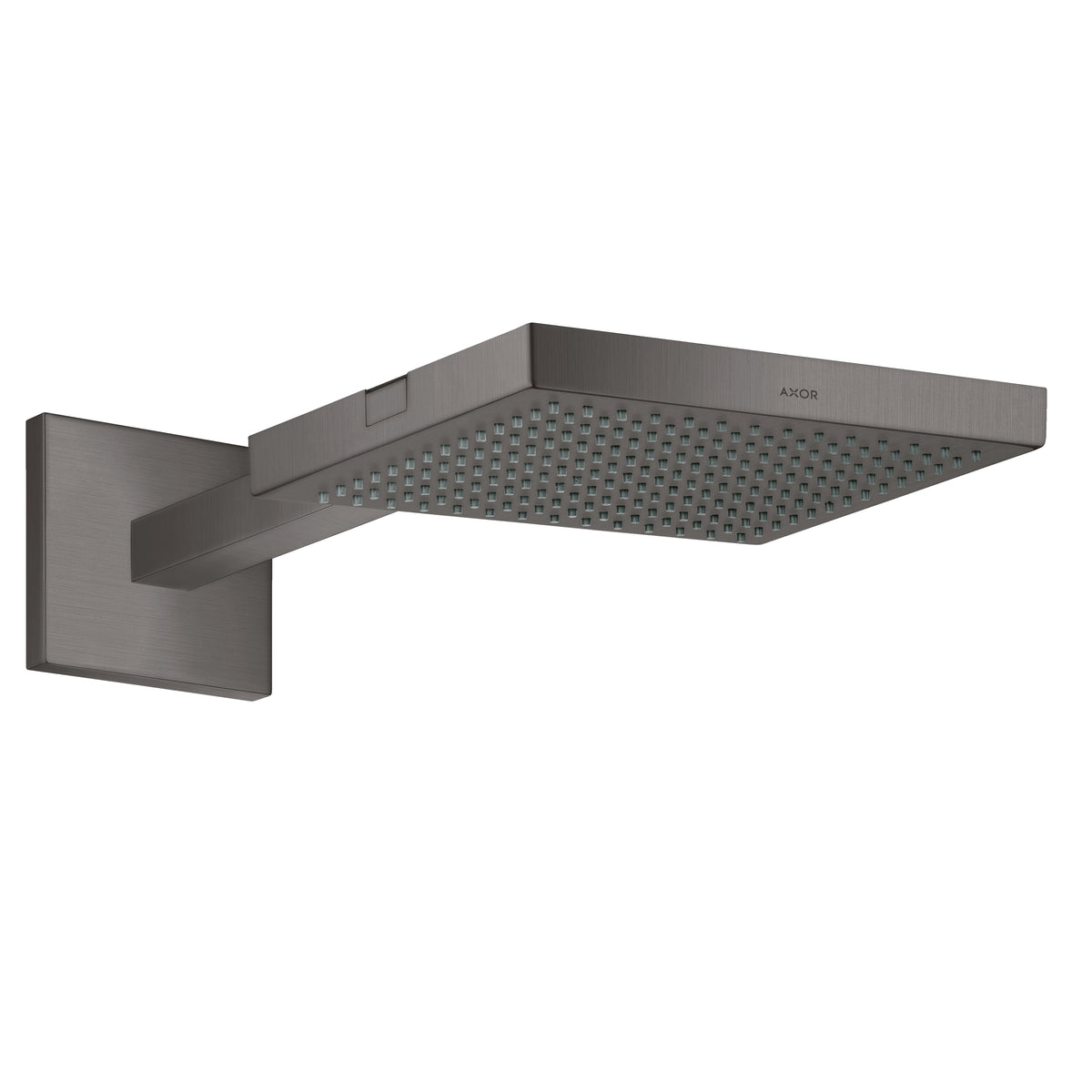AXOR 10925341 ShowerSolutions Showerhead 240 1-Jet with Showerarm Trim, 2.5 GPM - Brushed Black Chrome