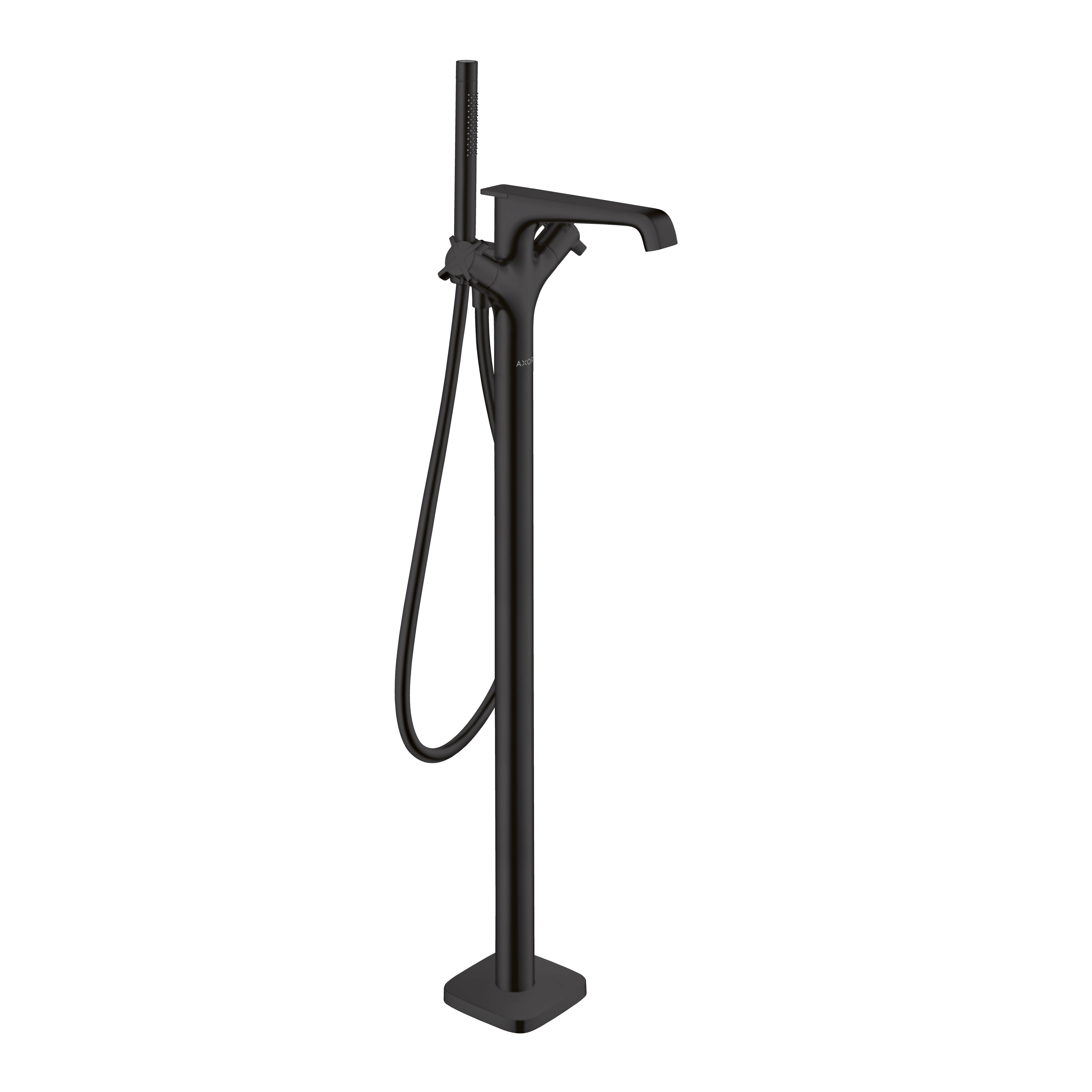 AXOR 36418671 Citterio E Thermostatic Freestanding Tub Filler Trim with 1.75 GPM Handshower - Matte Black