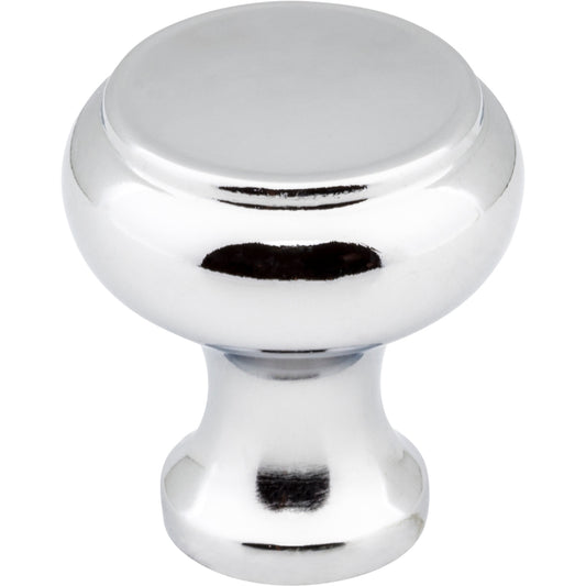 ELEMENTS 3898PC Westbury 1-3/16" Diameter Mushroom Knob - Polished Chrome