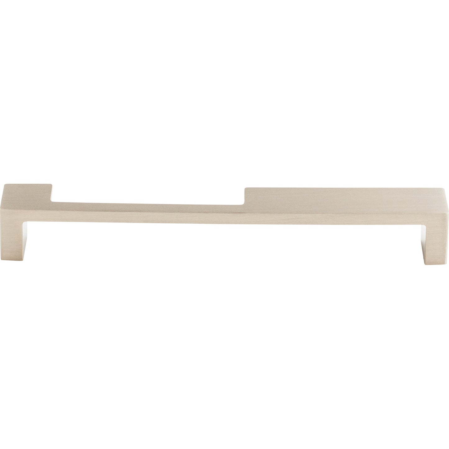 TOP KNOBS TK260BSN Modern Metro Notch Pull B 7" Center to Center Bar Pull - Brushed Satin Nickel