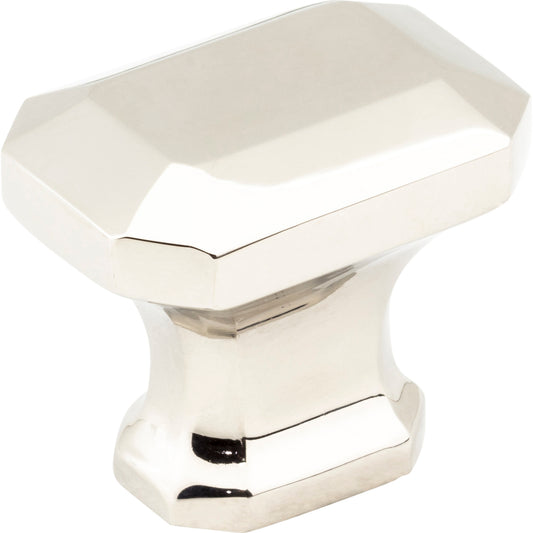 JEFFREY ALEXANDER 165NI Ella 1-1/4" Length Rectangle Knob - Polished Nickel