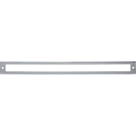 TOP KNOBS TK929PC Hollin Pull Backplate - Polished Chrome