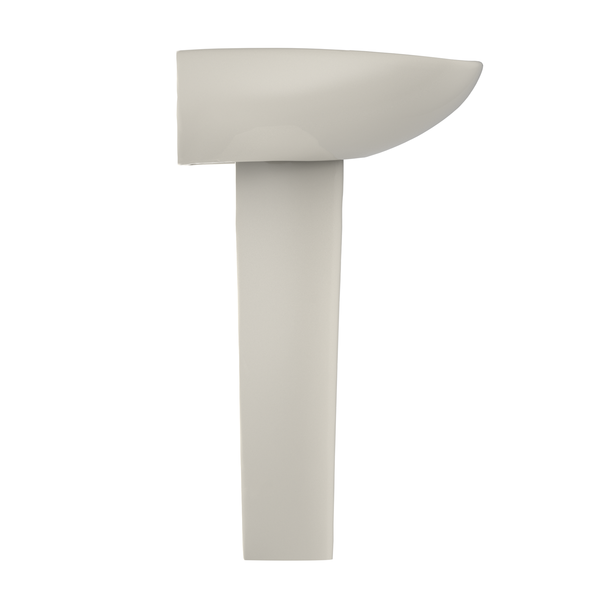 TOTO LPT242G#12 Prominence Oval Basin Pedestal Bathroom Sink With Cefiontect For Single Hole Faucets - Sedona Beige