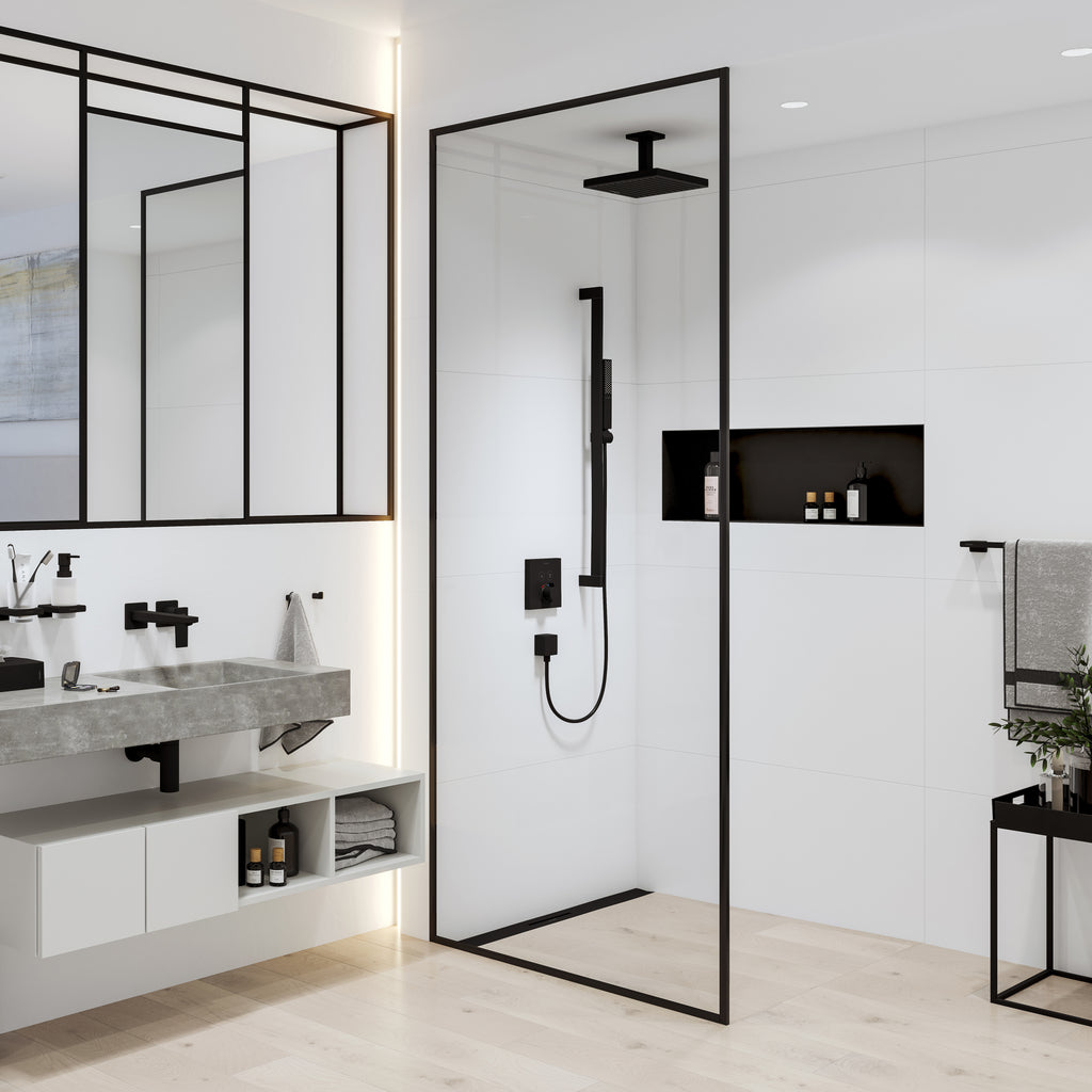 HANSGROHE 24338671 Pulsify E Extension Pipe for Ceiling Mount E, 4" - Matte Black