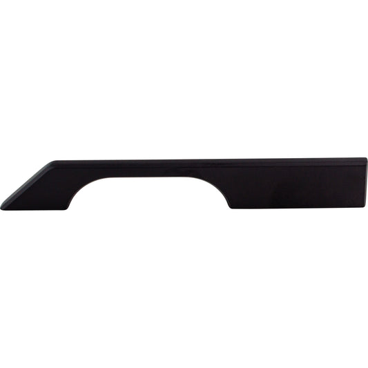 TOP KNOBS TK15BLK Tapered 7" Center to Center Bar Pull - Flat Black