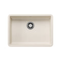 BLANCO 443082 Precis Precis SILGRANIT 25" ADA Single Bowl Undermount Kitchen Sink - Soft White in Soft White
