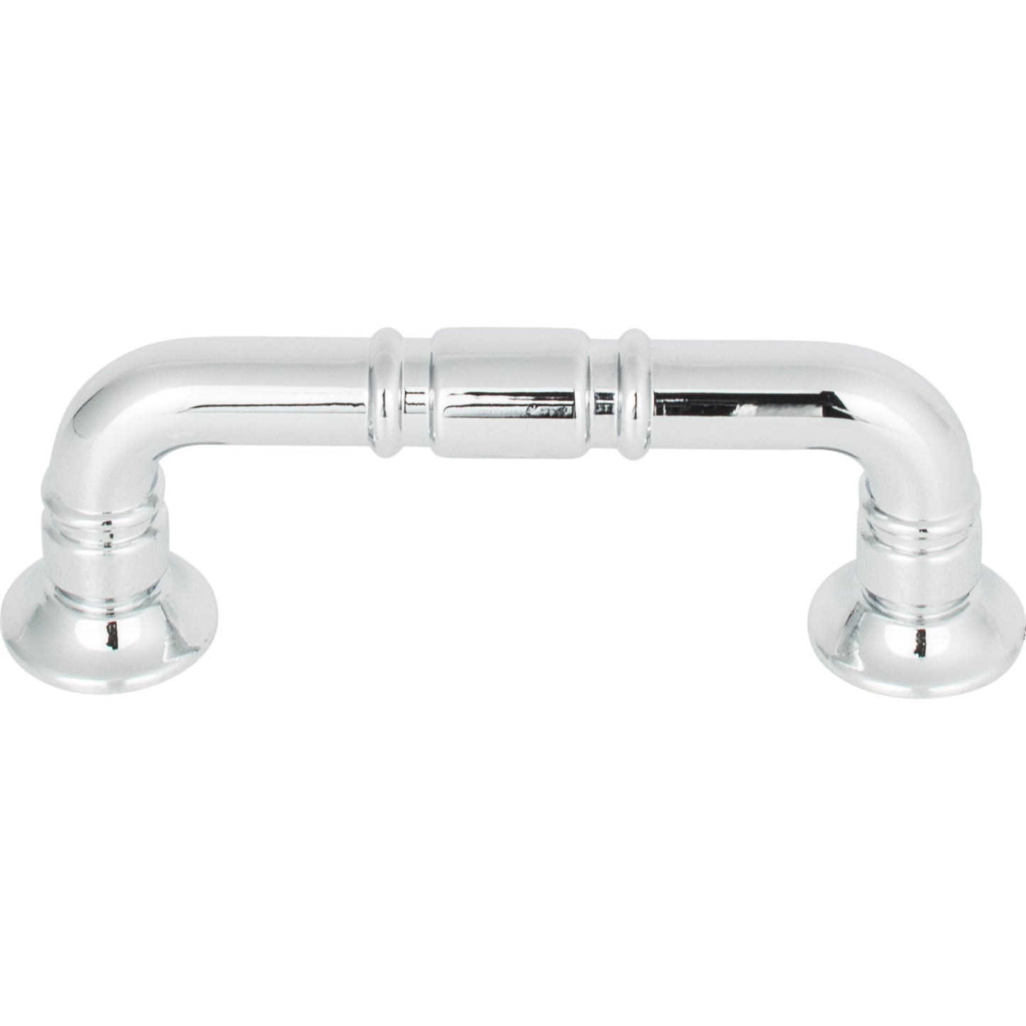 TOP KNOBS TK1001PC Kent 3" Center to Center Bar Pull - Polished Chrome