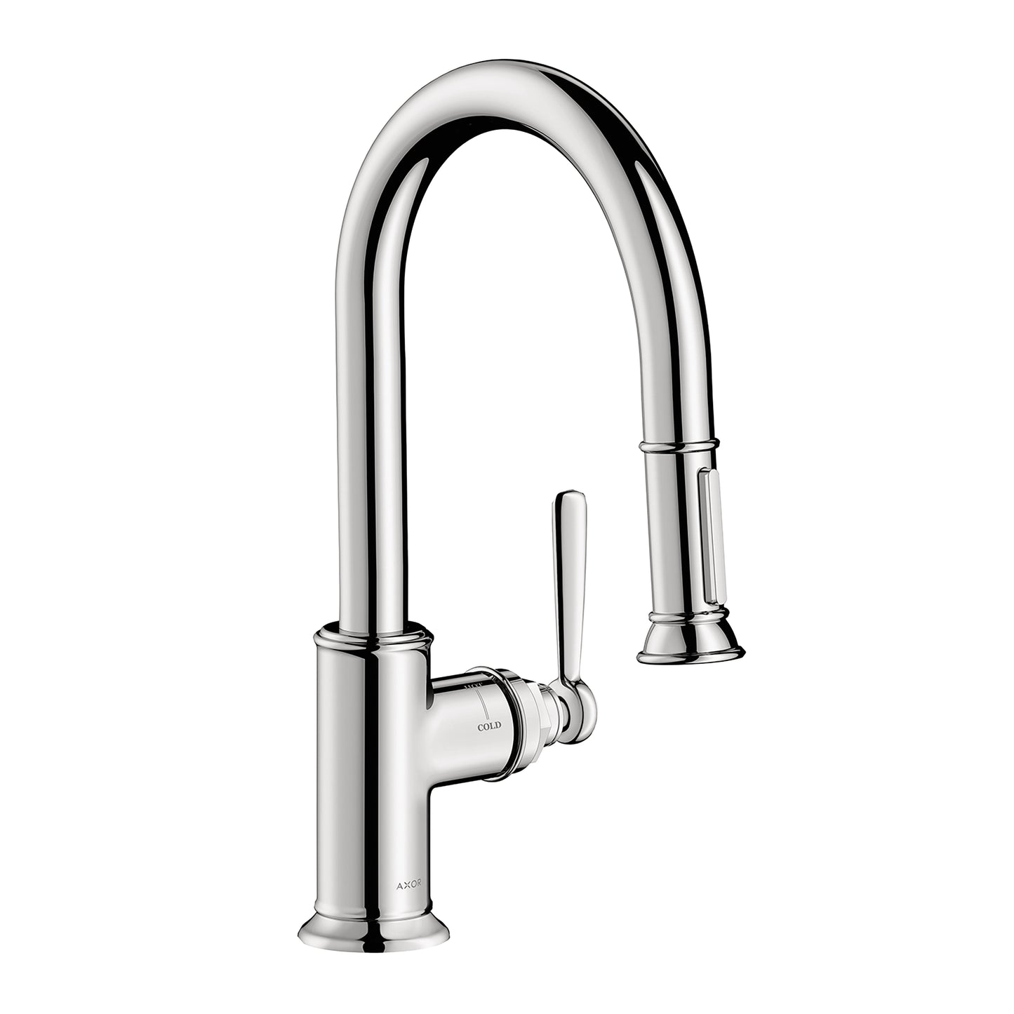AXOR 16584001 Montreux Prep Kitchen Faucet 2-Spray Pull-Down, 1.75 GPM - Chrome