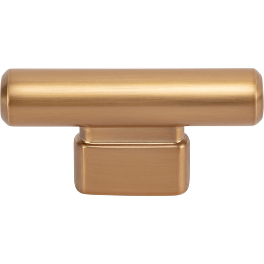 ATLAS A511-WB Holloway 2 1/2" Length Bar Knob - Warm Brass