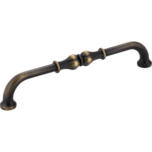 JEFFREY ALEXANDER 818-160ABSB Bella 160 mm Center-to-Center Bar Pull , Antique Brushed Satin Brass