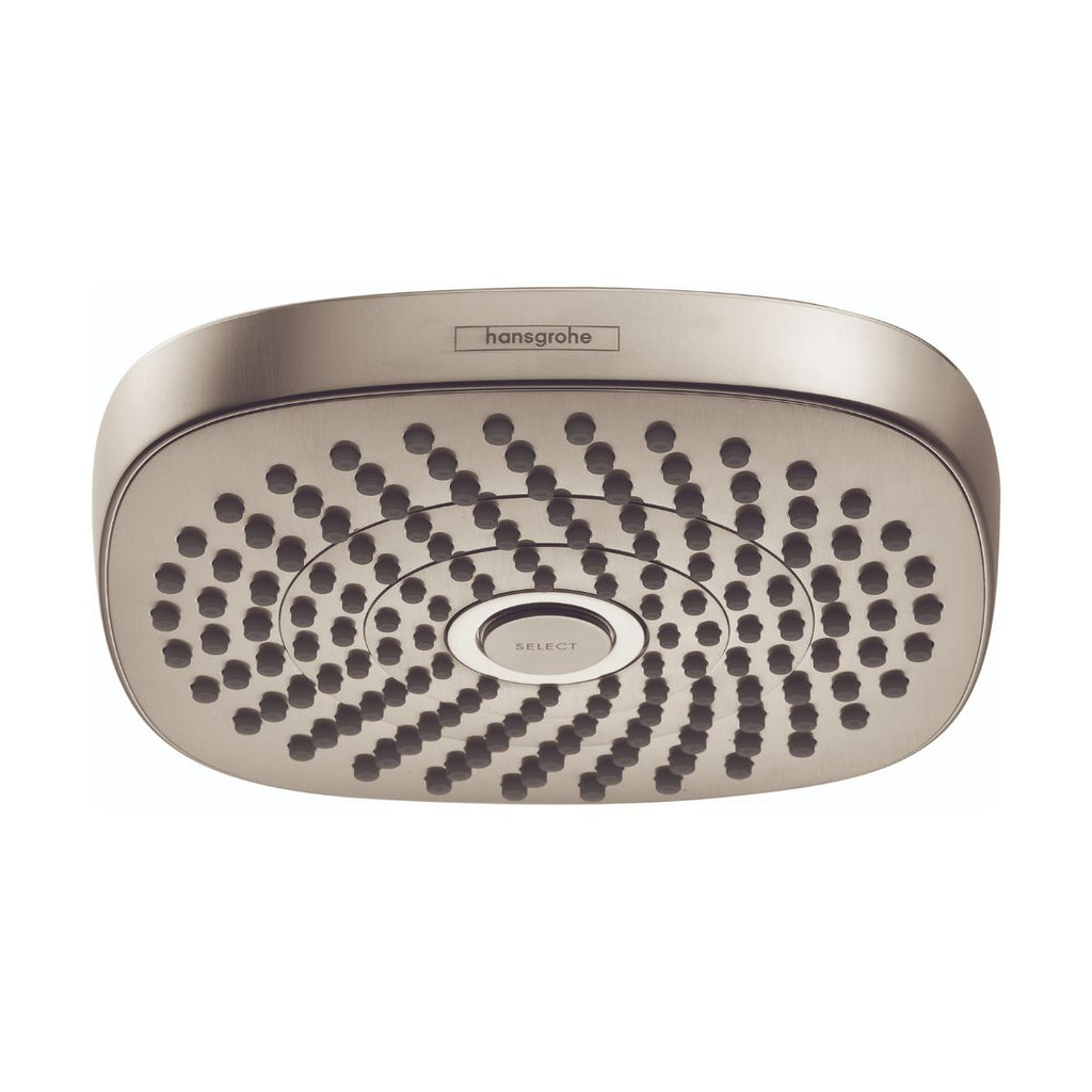 HANSGROHE 04387820 Croma Select E Showerhead 180 2-Jet, 1.8 GPM - Brushed Nickel