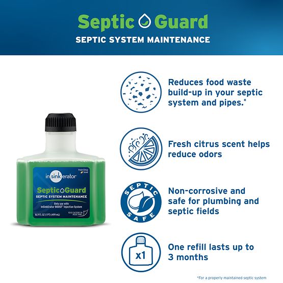 INSINKERATOR EVO SEPTIC GUARD Evolution Septic Guard Garbage Disposal, 3/4 HP