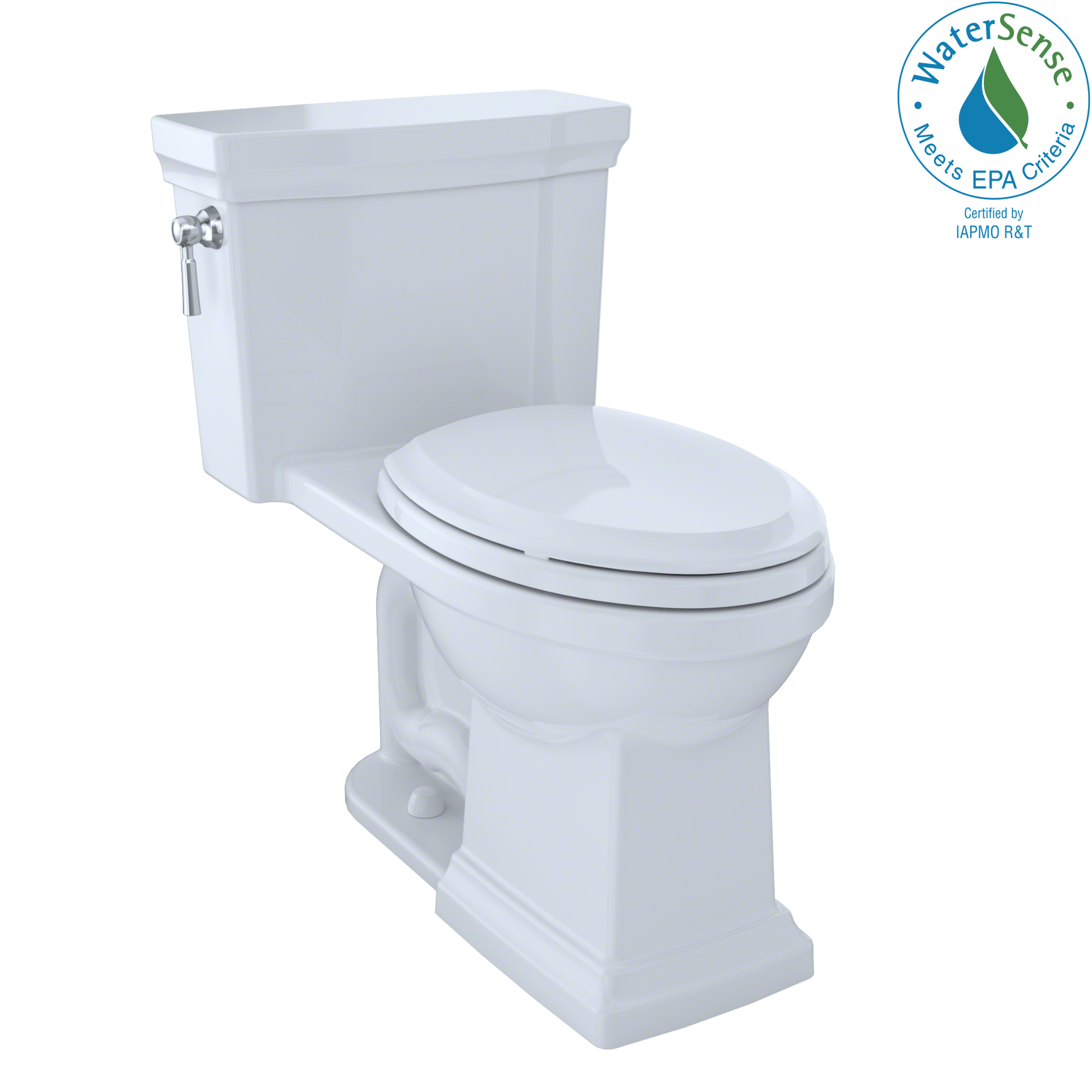 TOTO MS814224CUFG#01 Promenade Ii 1G One-Piece Elongated 1.0 Gpf Universal Height Toilet With Cefiontect - Cotton White