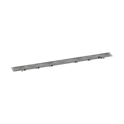 HANSGROHE 56032001 RainDrain Rock Trim Flex 35 1/4" Cut to Size and Tileable - Nature Stone