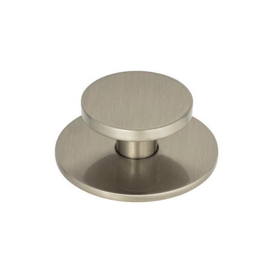 ATLAS A601-BRN Dot 2" Diameter Round Knob - Brushed Nickel