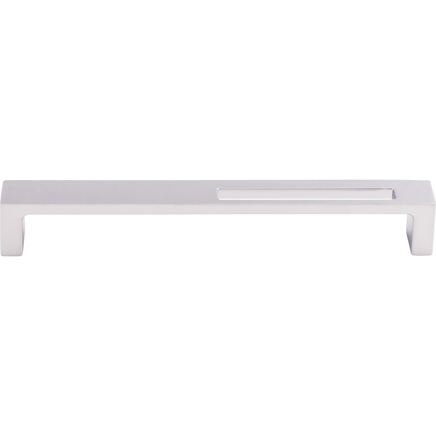 TOP KNOBS TK267ALU Modern Metro Slot 7" Center to Center Bar Pull - Aluminum