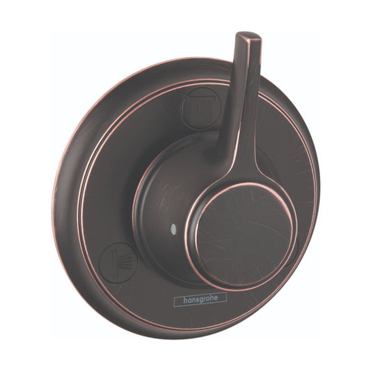 HANSGROHE 15934921 Ecostat Classic Diverter Trim Trio/Quattro - Rubbed Bronze