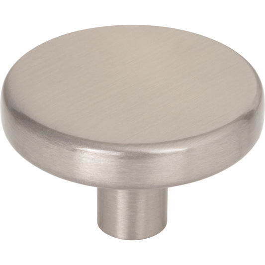 ELEMENTS 105L-SN Gibson 1-5/8" Diameter Mushroom Knob - Satin Nickel