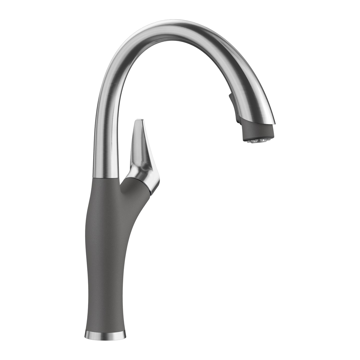 BLANCO 442033 Artona Artona Pull-Down Dual-Spray Kitchen Faucet - PVD Steel/Cinder in Pvd Steel/Cinder