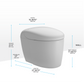 TOTO MS8341CUMFG#01 NEOREST RS Dual Flush 1.0 or 0.8 GPF Toilet with Intergeated Bidet Seat and EWATER+ , Cotton White