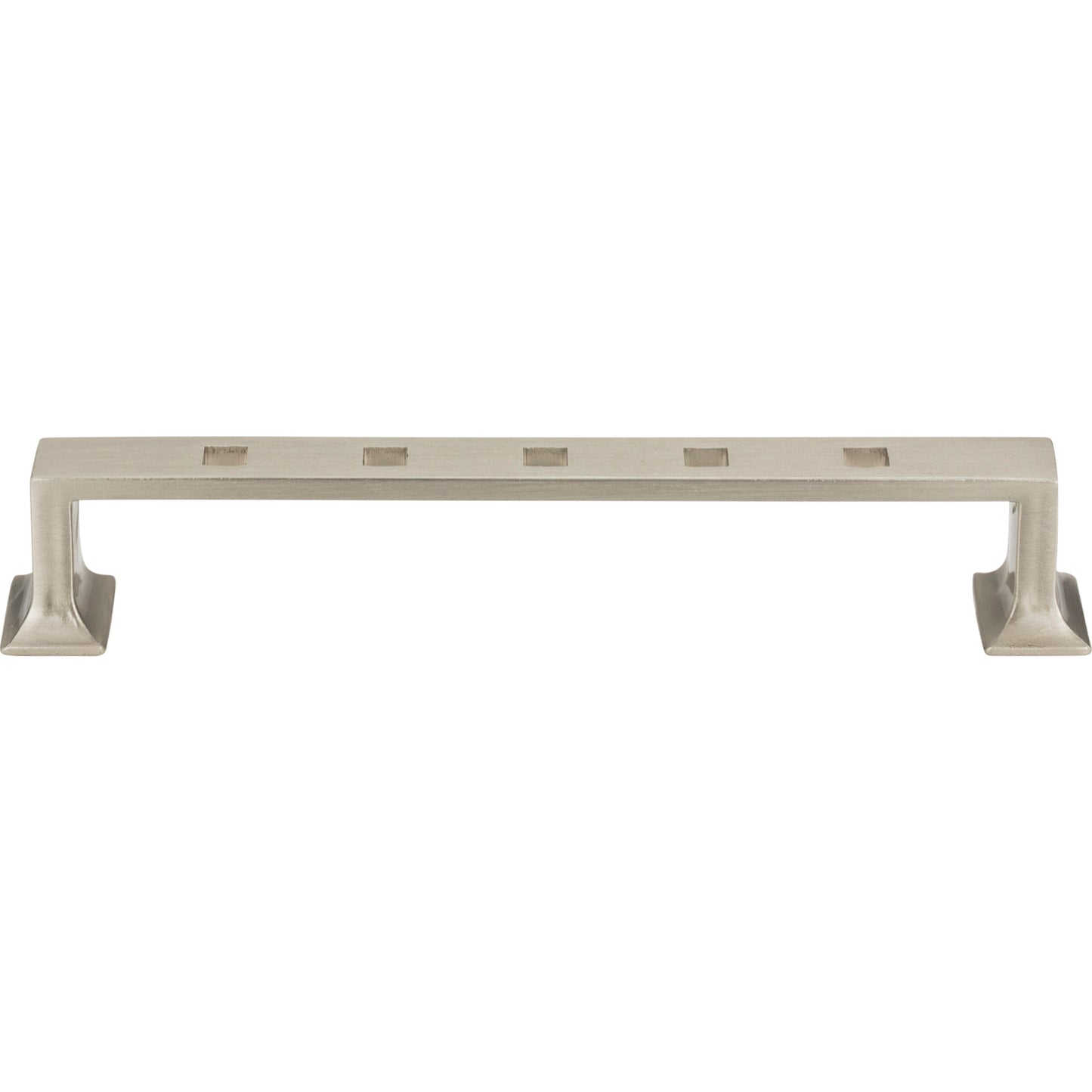 ATLAS 215-BRN Modern Craftsman 5 1/2" Center to Center Bar Pull , Brushed Nickel