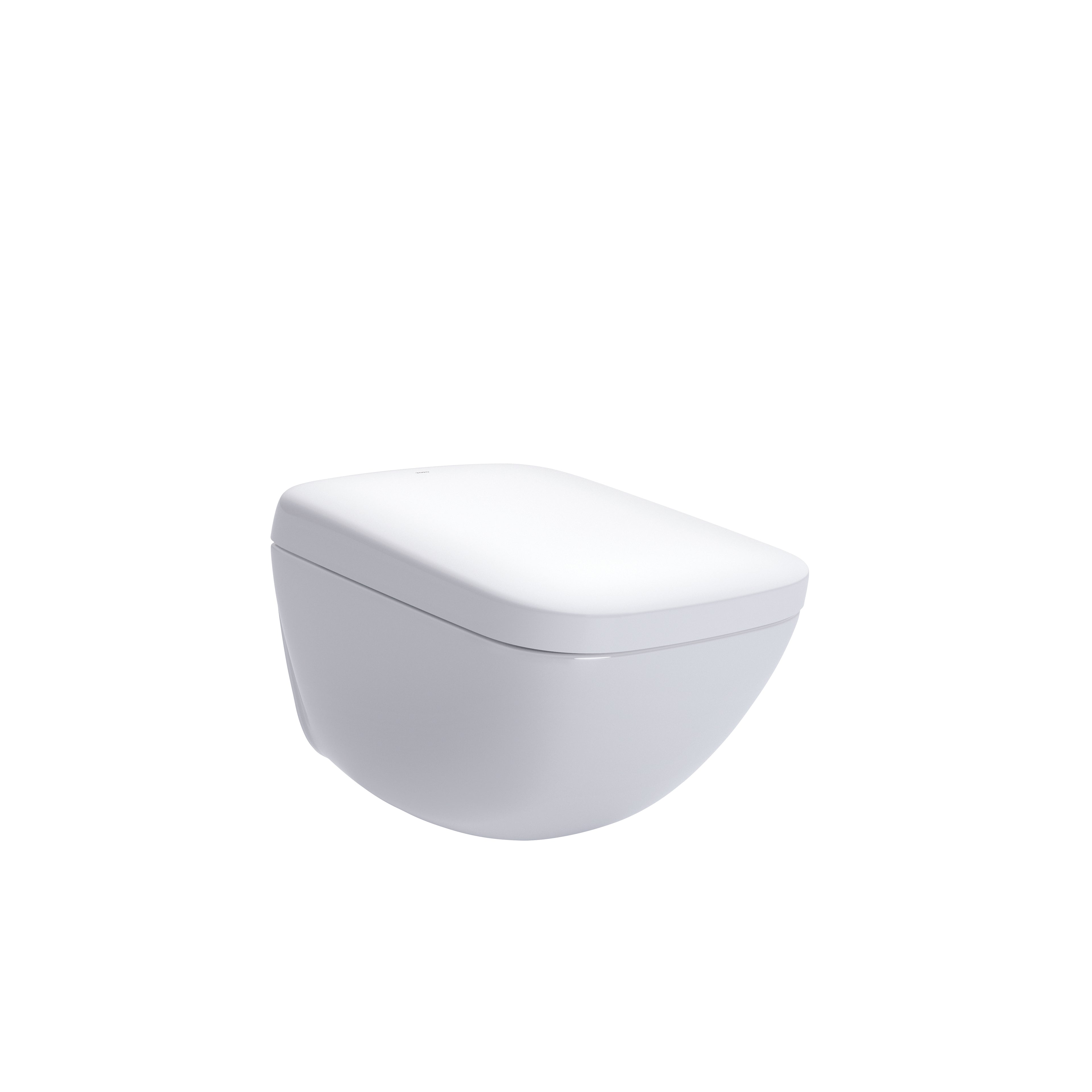 TOTO CWT9538CEMFG#01 Neorest Wx1 Dual Flush 1.2 Or 0.8 Gpf Wall-Hung Toilet With Integrated Bidet Seat And Ewater+ - Cotton White