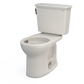 TOTO CST785CEFG#12 Drake Transitional Two-Piece Round 1.28 GPF Universal Height TORNADO FLUSH Toilet with CEFIONTECT , Sedona Beige