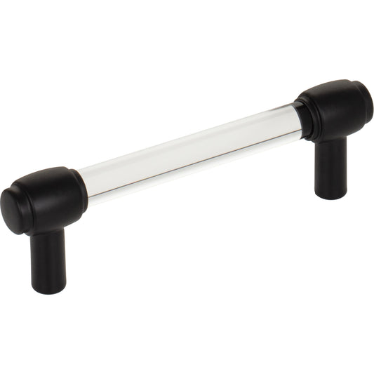 JEFFREY ALEXANDER 775-96MB Carmen 96 mm Center-to-Center Bar Pull - Matte Black