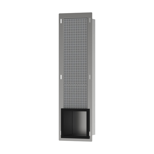 HANSGROHE 56058670 XtraStoris Original Recessed Toilet Paper Holder with Storage & Tileable Door - Matte Black