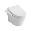 TOTO CWT4263074CMFG#MS Washlet+ Ap Wall-Hung Elongated Toilet And Washlet C2 And Duofit In-Wall 0.9 And 1.28 Gpf Dual-Flush Tank System - Matte Silver
