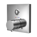 TOTO TBV02405U#CP Square Thermostatic Mixing Valve With One-Function Shower Trim - Polished Chrome